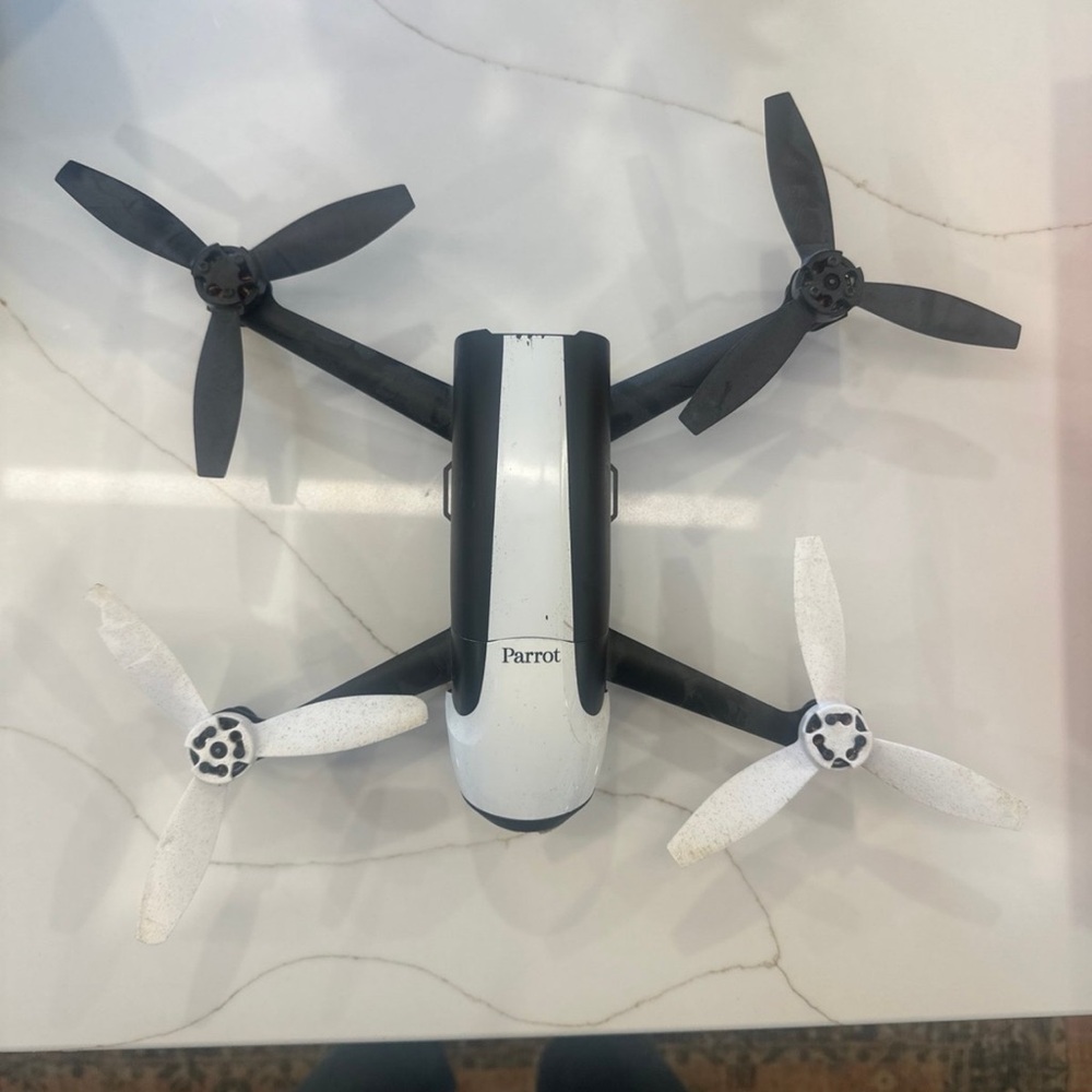 Parrot Black and White Quadcopter